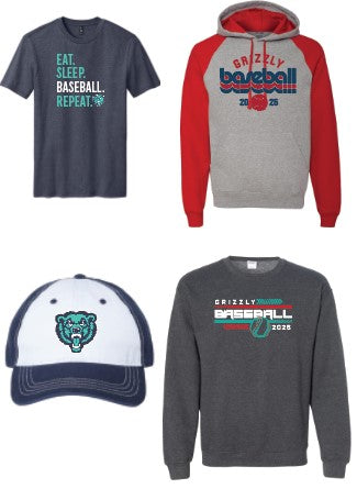 Grizzly Baseball Apparel