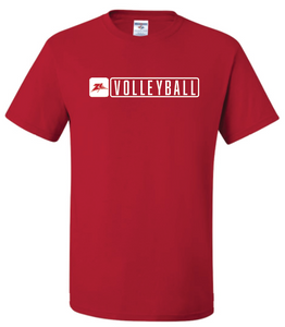 Zizzer Volleyball Red shirt