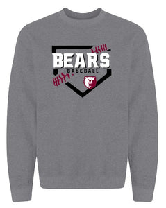 Bears baseball Crewneck Graphite