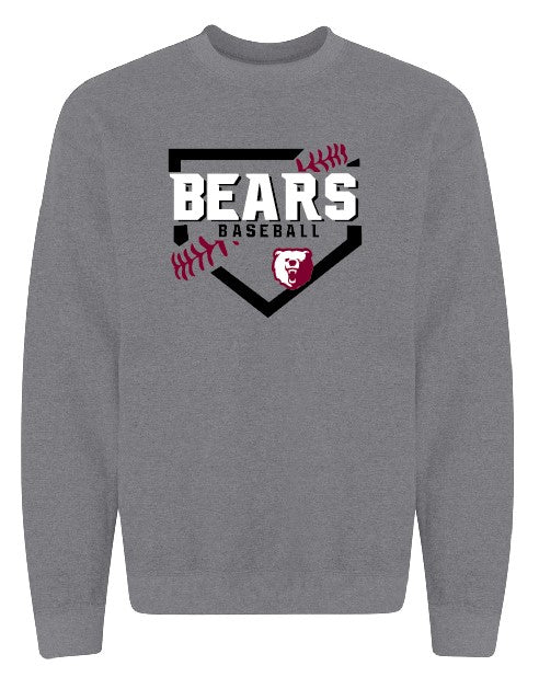 Bears baseball Crewneck Graphite