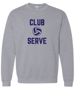 Club Serve Gray Crewneck