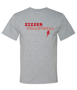 Zizzer Volleyball Gray shirt