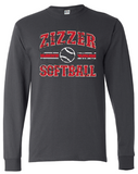 Zizzer Softball Long Sleeve t shirt