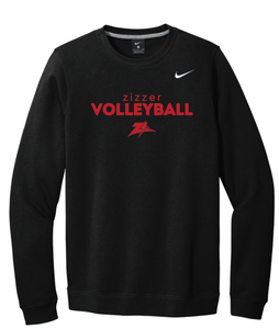 Zizzer Volleyball Black Nike Crewneck